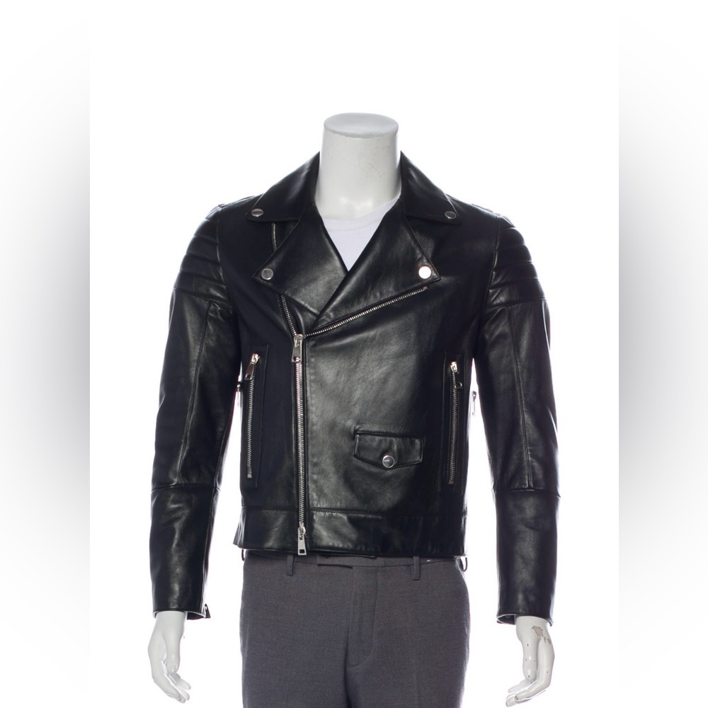 Men's Black Leather Jacket